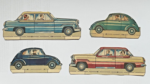 Automobile bastelbogen - ,