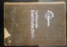 Fachkunde Elektrotechnik – Europa Lehrmittel 1976-Retro