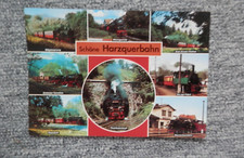 AK Harzquerbahn Dampflok Zug