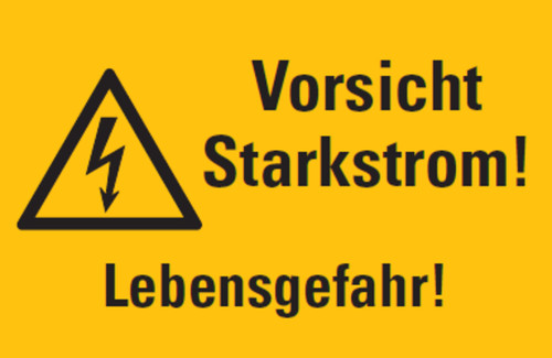 Warnaufkleber vorsicht - warnaufkleber, "vorsicht