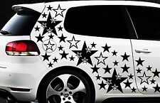 134x Sterne Star Auto Aufkleber Set Sticker Tuning Shirt Stylin WandtattooTribel