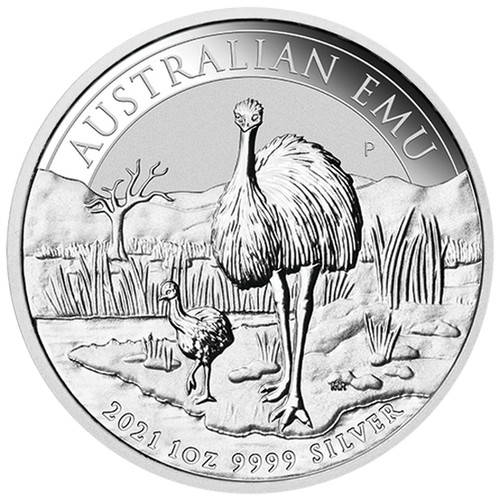 Silber australien emu - 1,