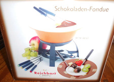 Schokoladenfondue Set füür 2 Schokoladen Sorten incl. Gabeln