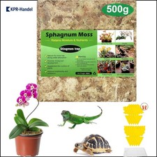 Sphagnum Moos 500g für Orchideen – Feuchtigkeitsspendende Blumenerde
