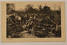 WW1 Laubenbau Soldaten 1915