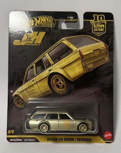 Hot wheels premium datsun - hot, 510