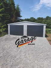 Doppel Blechgarage 7x6m /