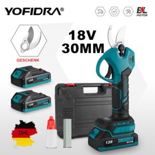 Für Makita 18V Akku Gartenschere Stschneider Rebschere Astschere Akku LEDAnzeige