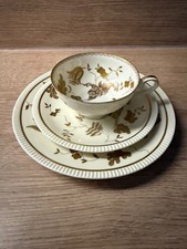 Sorau Carstens, Sammeltasse Set, 3-teilig, Kaffee, Golddekor