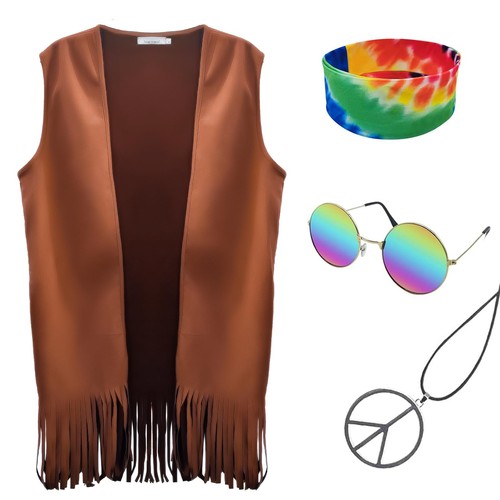 Hippie kostüm für herren - herren, aus