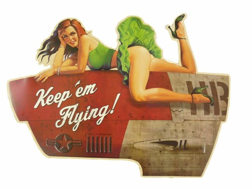Blechschild keep flying - blechschild, 'em