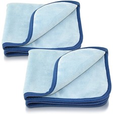 2 x Petzoldts Microfaser Trockentuch extra weich & saugstark, 810GSM, 54 x 44 cm