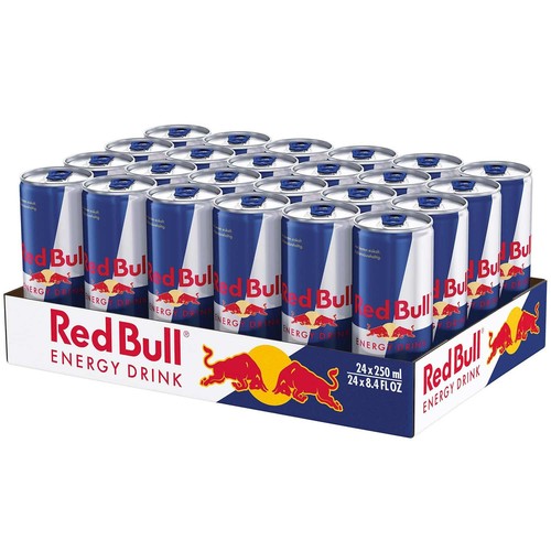 Red bull energy drink dosen - bull,