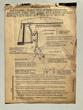 Montageanleitung-Anbauskizze Fritzmeier Verdeck M 214 zum Deutz 3006, 4006, usw.