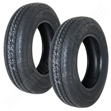 2x Anhängerreifen Trailerreifen Reifen für Pkw Anhänger 155R13 C 6PR 90/88 R