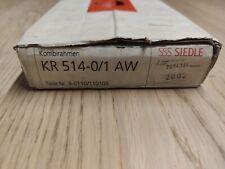 SIEDLE KR514-0/1AW Kombirahmen 4fach KR 514-0/1A W Serie Vario 500 weiß 