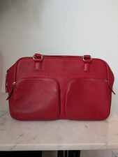  Leder Handtasche  Rot 