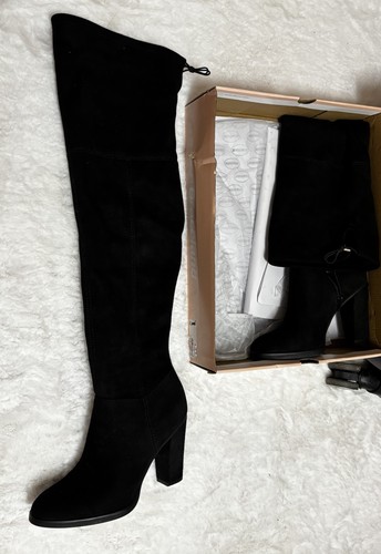Overkneestiefel schwarz - overkneestiefel,