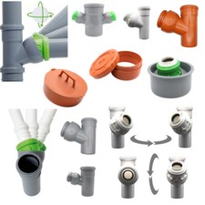 HT/KG Rohr Einstellbar 43° DN