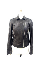 Belstaff Lederjacke Damen; Gr.40; Grau/Schwarz; Top Zustand
