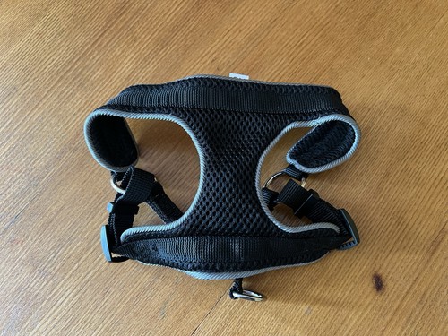 Hundegeschirr schwarz stabil - schwarz,