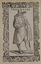 Vecellio France Paris Teufel Mode Schneider Chevalier Hut Krempe Mantel Umhang