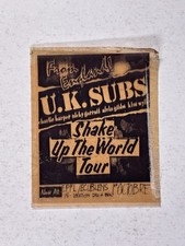 U.K. Subs Pass Original Shake