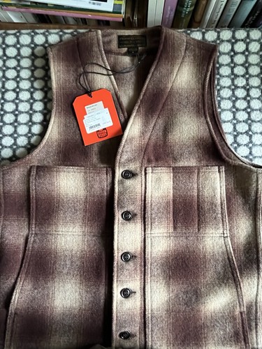 Filson mackinaw wool vest - mackinaw, size