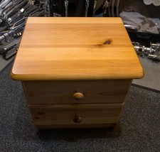 Nachtschrank, Nachtschränkchen, Nachttisch, Mini-Kommode, Vollholz (Kiefer)
