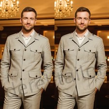 Formelle Männer Safari Jacken