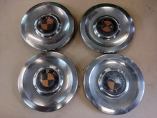4x BMW Oldtimer Chrom Radkappen 22,3cm / 15,2cm