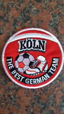 KÖLN Aufnäher "THE BEST GERMAN TEAM", gestickt, NEU, rund ca. 9 cm, NIE aufgenäh