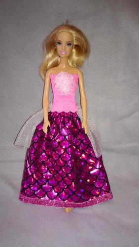 Barbie kleid glitzer pink - kleid,