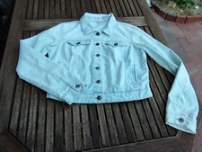 Vero Moda Kurz Jeansjacke Jacke Ziernähte hell blau Stretch M 38/40