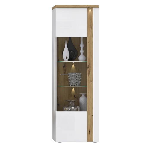 Vitrine weiß hochglanz - -,