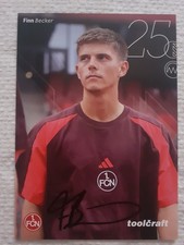 Autogrammkarte Finn Becker 1