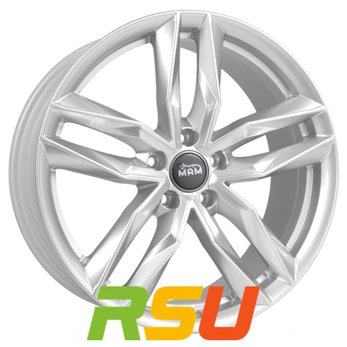 Mam rs3 silver painted 5x20 - mam,
