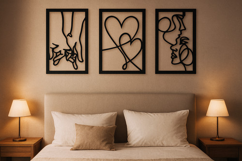 Modernes 3er bilder set - 3er, bilder-set