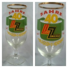 G563 GLAS BSG LOK ZWICKAU DFV DFB Fussball FSV Ultras Sport DDR Oberliga H16cm