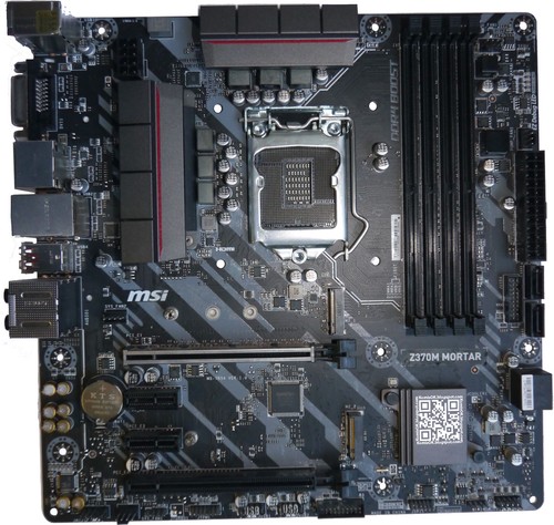 Msi z370m mortar mainboard - mortar, lga