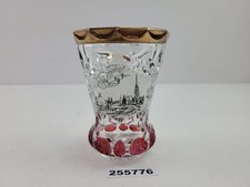 Vase Pressglas Wien