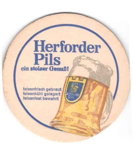 Bierdeckel herford herforder - bierdeckel,