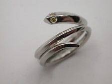 Edler Designerring Schlange