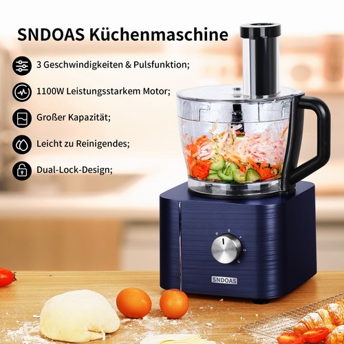 1100w küchenmaschine - 3,2l, +