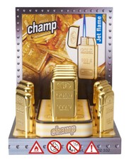 Feuerzeug champ goldbarren - feuerzeug,
