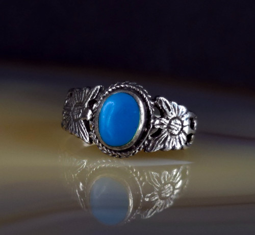 Ring silber 925 howlith - ring,