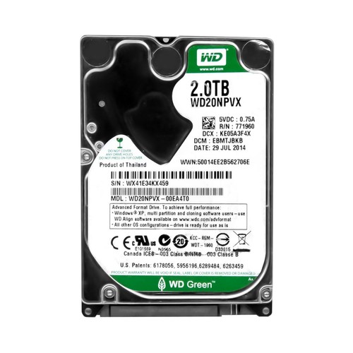 Green 2tb 8mb sata iii - green,