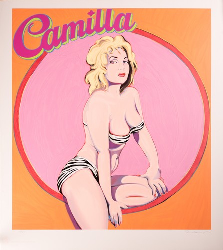 Mel ramos camilla sign - mel,