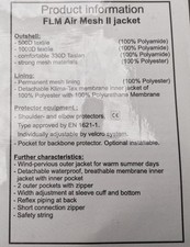 Kaum genutzte Motorradkleidung