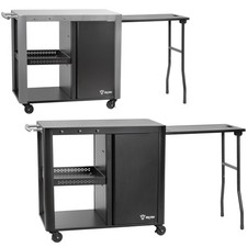 Grillwagen Grill Beistelltisch Rollwagen Grilltisch Serviertisch BBQ-Toro